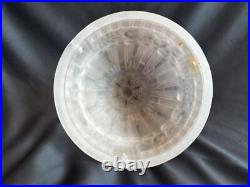 Muller / Globe/obus/suspension en verre moulé pressé pour lampe / Art Déco