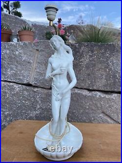 N. 1 Ancienne Lampe Venus Art déco statue 62 cm