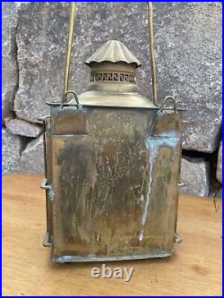 N° 1 ancienne lampe à pétrole / lampe Lanterne de bateau Marine? En Bronze