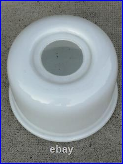 Opaline de lampe/ Lustre design moderniste art déco Lamp light opalin globe