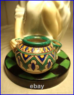 Orientale Lampe Art Déco Veilleuse Porcelaine Limoges Robj Aladin