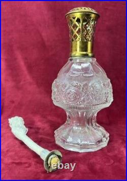 PERFUME BOTTLE LAMPE BERGER VERRE BRULE PARFUM DESODORISANT ART DECO 1930 30's