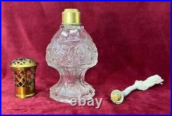 PERFUME BOTTLE LAMPE BERGER VERRE BRULE PARFUM DESODORISANT ART DECO 1930 30's