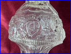 PERFUME BOTTLE LAMPE BERGER VERRE BRULE PARFUM DESODORISANT ART DECO 1930 30's