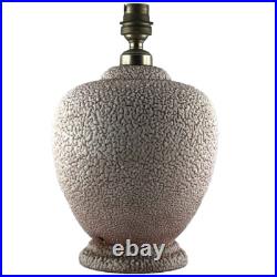 PIED DE LAMPE Céramique Email Crispé SÈVRES VINSARD Art Déco 1930, primavera