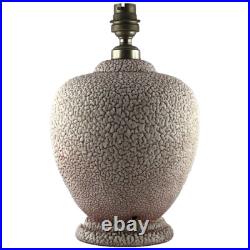 PIED DE LAMPE Céramique Email Crispé SÈVRES VINSARD Art Déco 1930, primavera