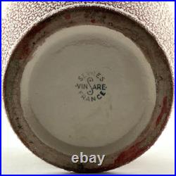 PIED DE LAMPE Céramique Email Crispé SÈVRES VINSARD Art Déco 1930, primavera