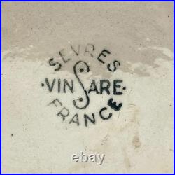 PIED DE LAMPE Céramique Email Crispé SÈVRES VINSARD Art Déco 1930, primavera