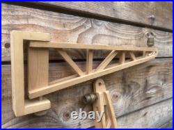 Paire d Applique Lampe Design Industriel Vintage Eiffel Art Déco Usine Meccano