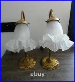 Paire de Lampe Art Deco/art Nouveau, lampe vintage, lampe bureau