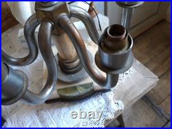 Paire de lampe de table girandole art deco
