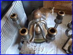 Paire de lampe de table girandole art deco