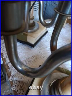 Paire de lampe de table girandole art deco