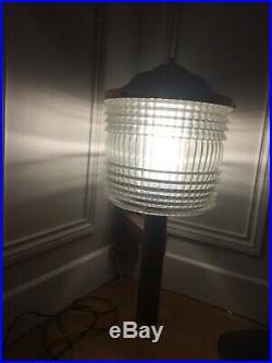 Perzel Holophane 1954 Applique Lampe Ancienne Vintage Industrielle Originale