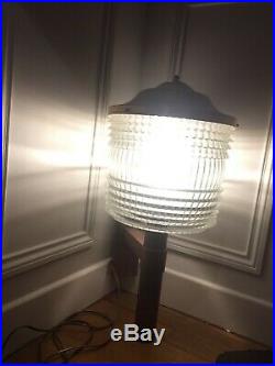 Perzel Holophane 1954 Applique Lampe Ancienne Vintage Industrielle Originale