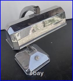 Petite lampe Pirouett Art Déco pied chromé