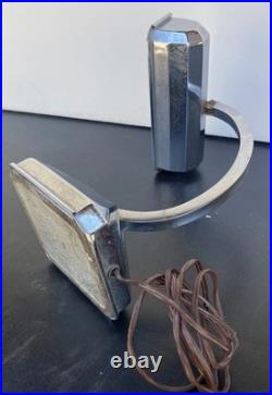 Petite lampe Pirouett Art Déco pied chromé