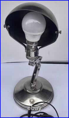 Petite lampe de bureau à articulation Art Déco N°0001