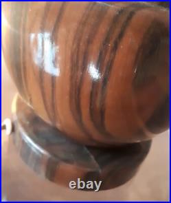 Pied De Lampe Art Déco 1939 Ebene De Macassar Massif