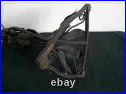 Pied De Lampe Art Deco Fer Forge Martele Style E Brandt Paul Kiss Morin Et Bost