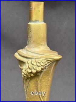 Pied De Lampe Bronze Art Nouveau Art Déco G Leleu
