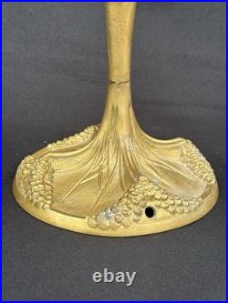 Pied De Lampe Bronze Art Nouveau Art Déco G Leleu