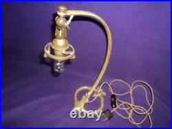 Pied De Lampe Bronze Col De Cygne Muller Art Nouveau /deco Tulipe Daum 1900