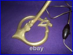 Pied De Lampe Bronze Col De Cygne Muller Art Nouveau /deco Tulipe Daum 1900