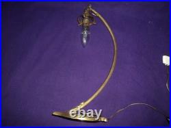 Pied De Lampe Bronze Col De Cygne Muller Art Nouveau /deco Tulipe Daum 1900