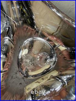 Pied De Lampe En Style Art Deco Saint Louis En Cristal De France. 32cm. 1940