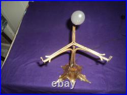 Pied De Lampe Laiton Art Nouveau/deco Majorelle Pate De Verre Daum Galle Muller Pied De Lampe Laiton Art Nouveau/deco Majorelle Pate De Verre Daum Galle Muller