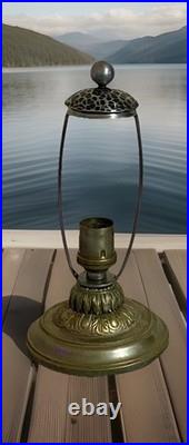 Pied de Lampe Signé Bronze/métal Argenté, Daum, Muller, Schneider