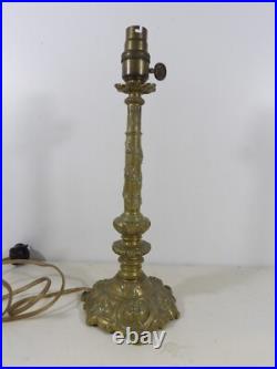 Pied de lampe bronze Art Nouveau art déco