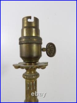 Pied de lampe bronze Art Nouveau art déco