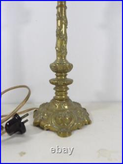 Pied de lampe bronze Art Nouveau art déco