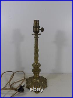 Pied de lampe bronze Art Nouveau art déco