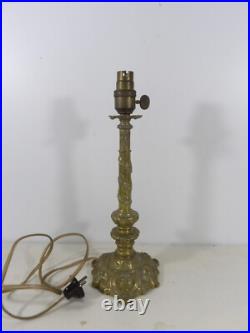 Pied de lampe bronze Art Nouveau art déco