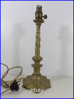 Pied de lampe bronze Art Nouveau art déco