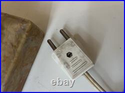 Pied de lampe en marbre beige Vintage art déco