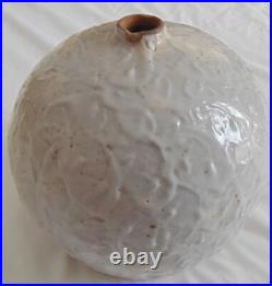 Pieds de lampe en grés art deco signé roger françois malicorne