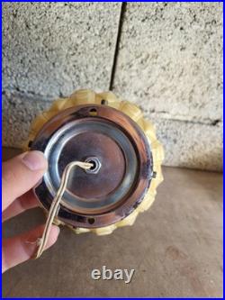 Plafonnier, Lampe En Opaline Art Deco