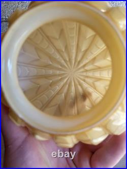 Plafonnier, Lampe En Opaline Art Deco