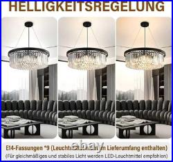 Plafonnier Luxe En Cristal Lustre En Cristal Moderne Pour Entrée, Couloir 60cm