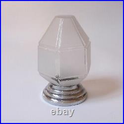 Plafonnier lampe boule ancienne en verre art deco 1930 bauhaus années 30 40