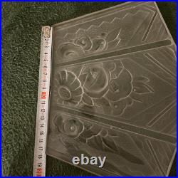 Plaque Verre Applique Art Deco Des Hanots Lampe Lustre French Lamp Chandelier