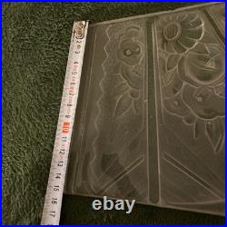 Plaque Verre Applique Art Deco Des Hanots Lampe Lustre French Lamp Chandelier