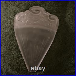 Plaque Verre Applique Art Deco Signe Muller Lampe Lustre French Lamp Chandelier