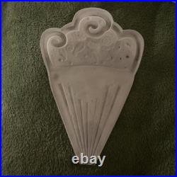 Plaque Verre Applique Art Deco Signe Muller Lampe Lustre French Lamp Chandelier