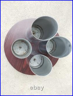 Porte parapluie design style art déco tube lampe Photophore Lamp Rack cane