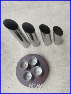 Porte parapluie design style art déco tube lampe Photophore Lamp Rack cane